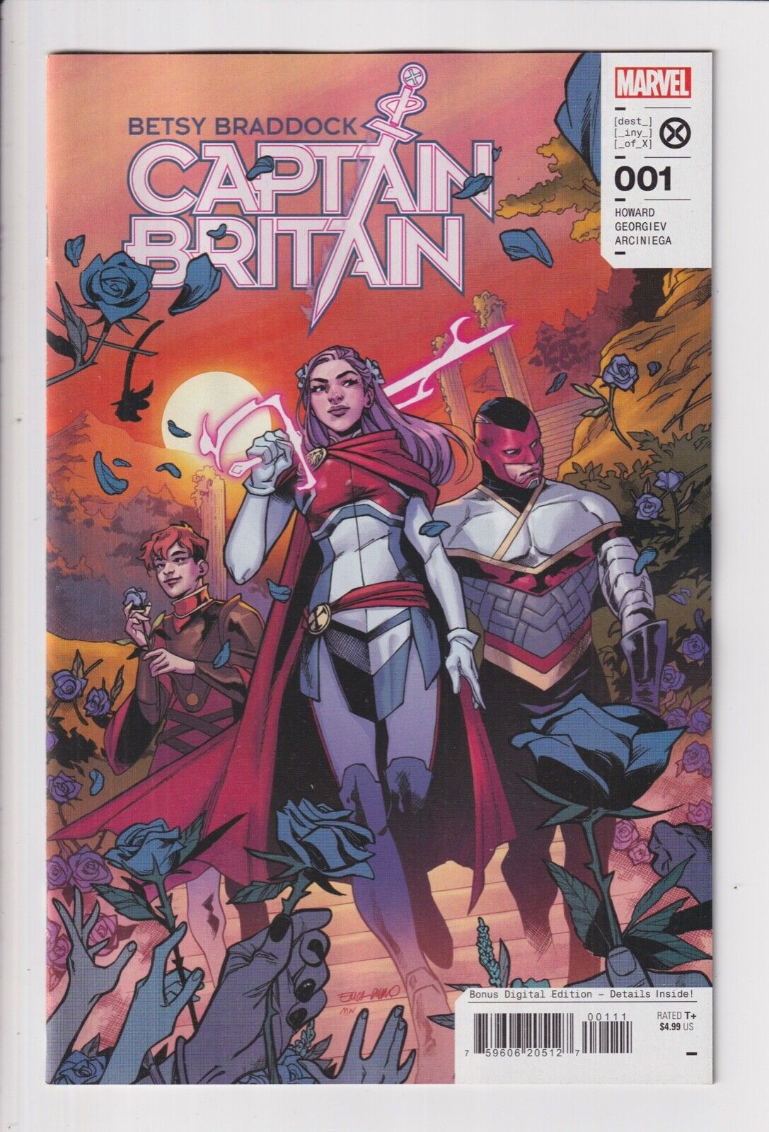 BETSY BRADDOCK: CAPTAIN BRITAIN 1 2 3 4 or 5 NM 2023 sold SEPARATELY you PICK