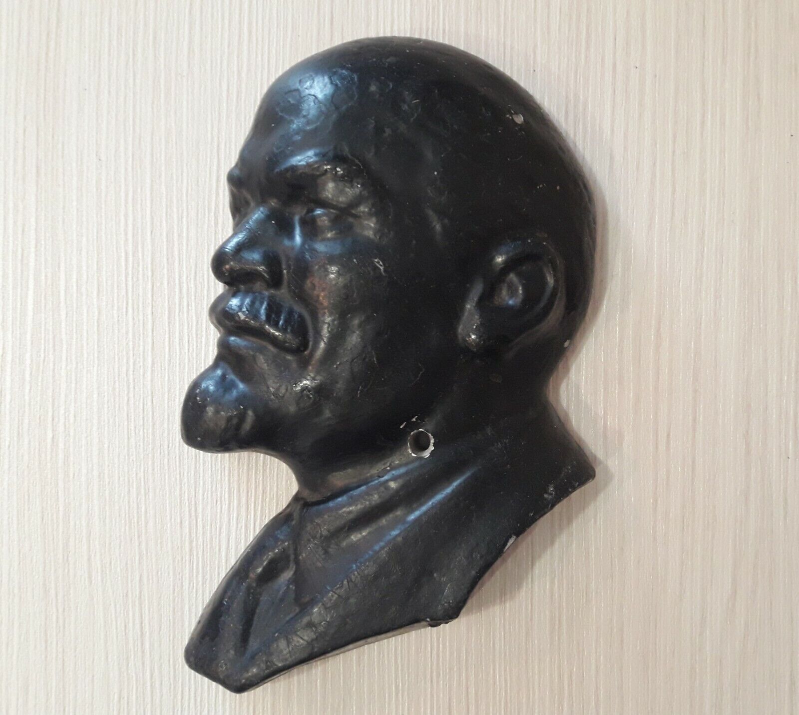 Soviet Vintage wall Bas-relief Lenin. Original USSR