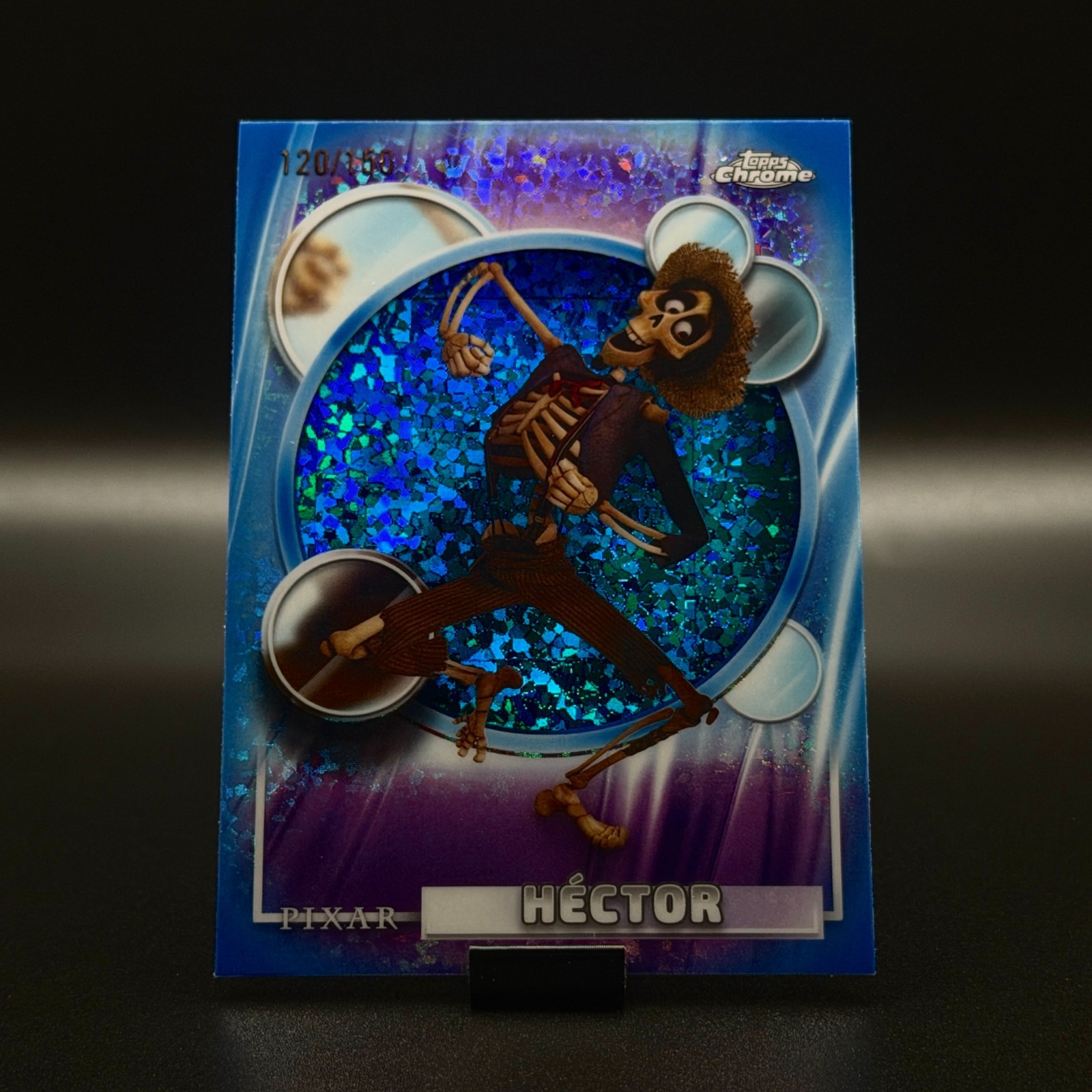 Topps Chrome Disney Coco Hector #124 Blue Refractor /150