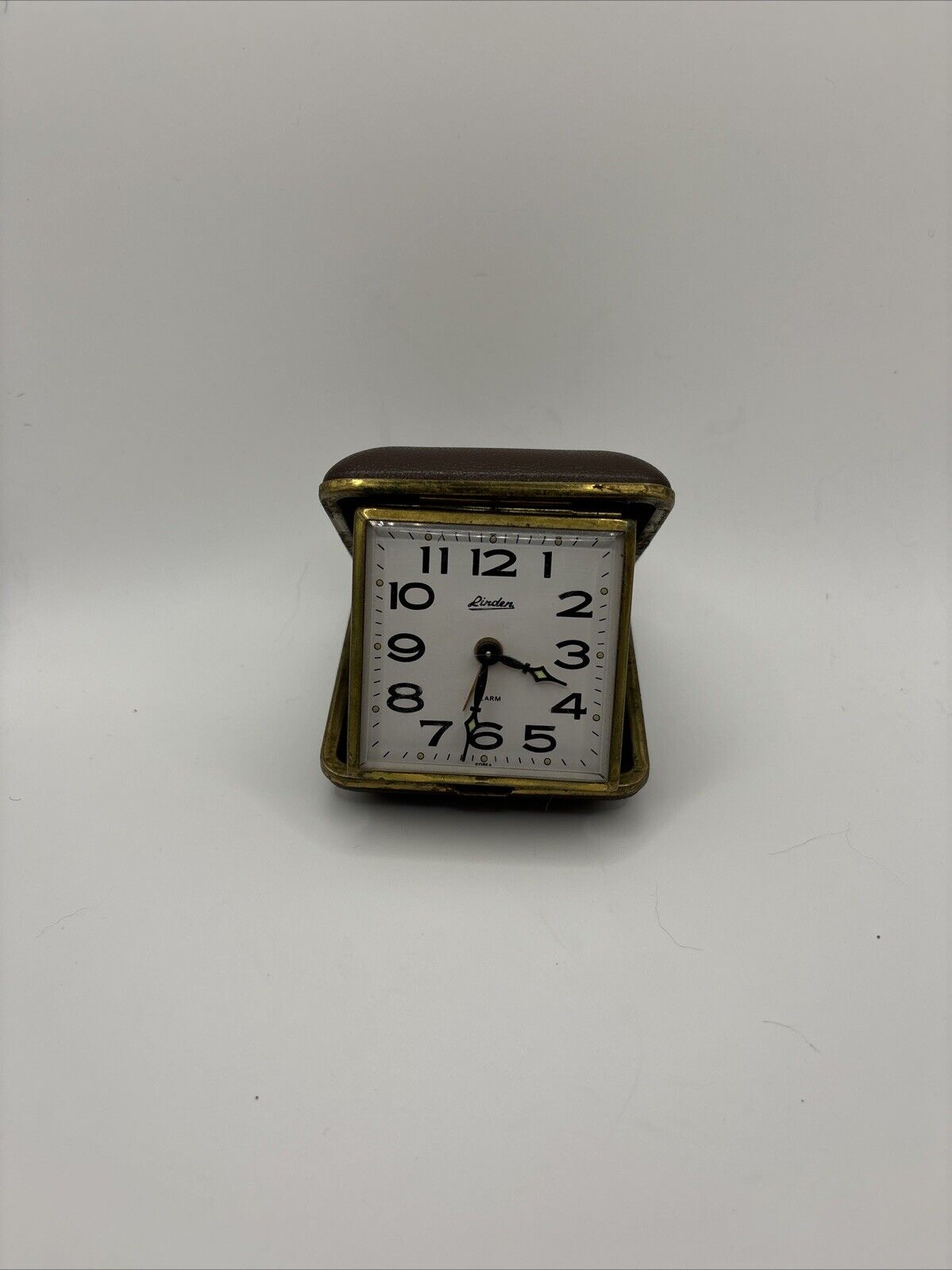 Vintage-Rare Linden Foldable Travel Alarm Clock Untested