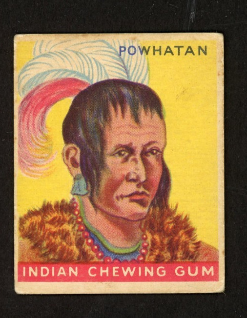 1933 Goudey Indian Gum R73 POWHATAN #31 VG Condition