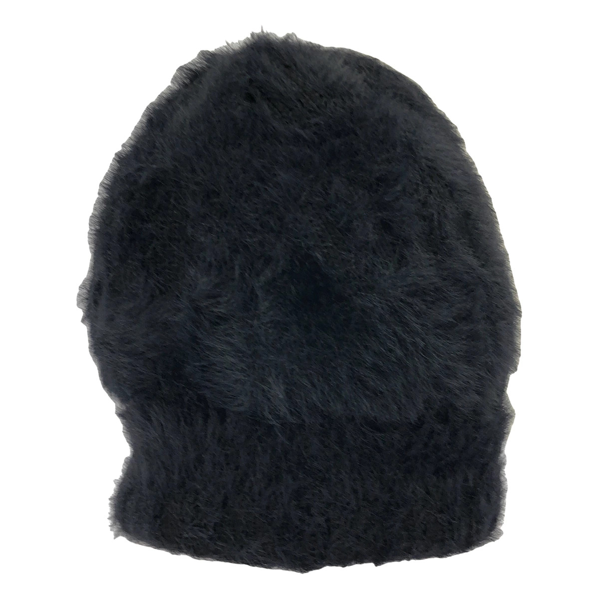 Balenciaga 23AW Navy Shaggy Knit Beanie Cap F Used Lightweight Stylish (Ages 14+