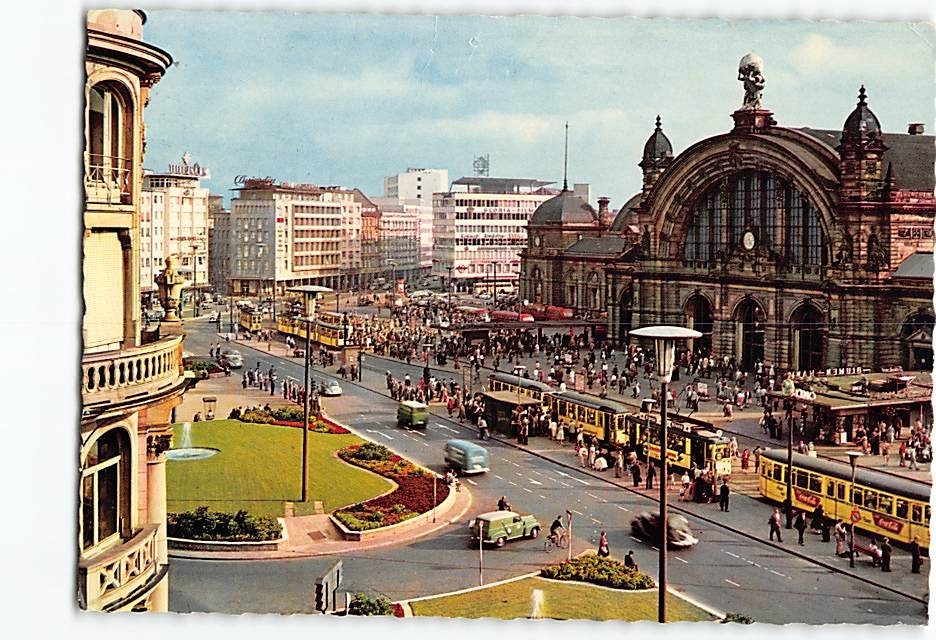 Postcard Frankfurt am Main Hauptbahnhof Germany