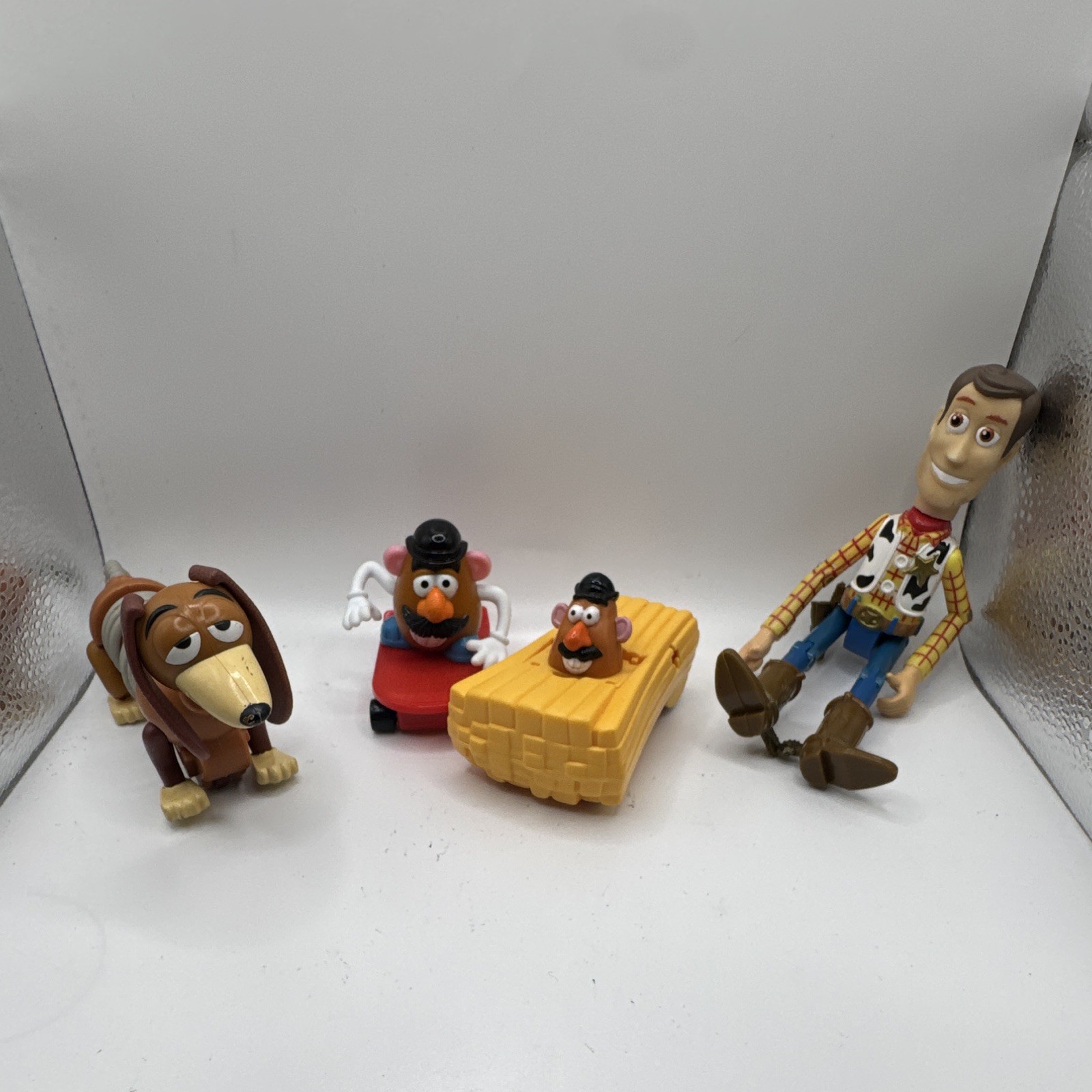 Pixar Toy Story Figure Lot - Woody, Slinky Dog, Mr. Potato Head, Small Potato