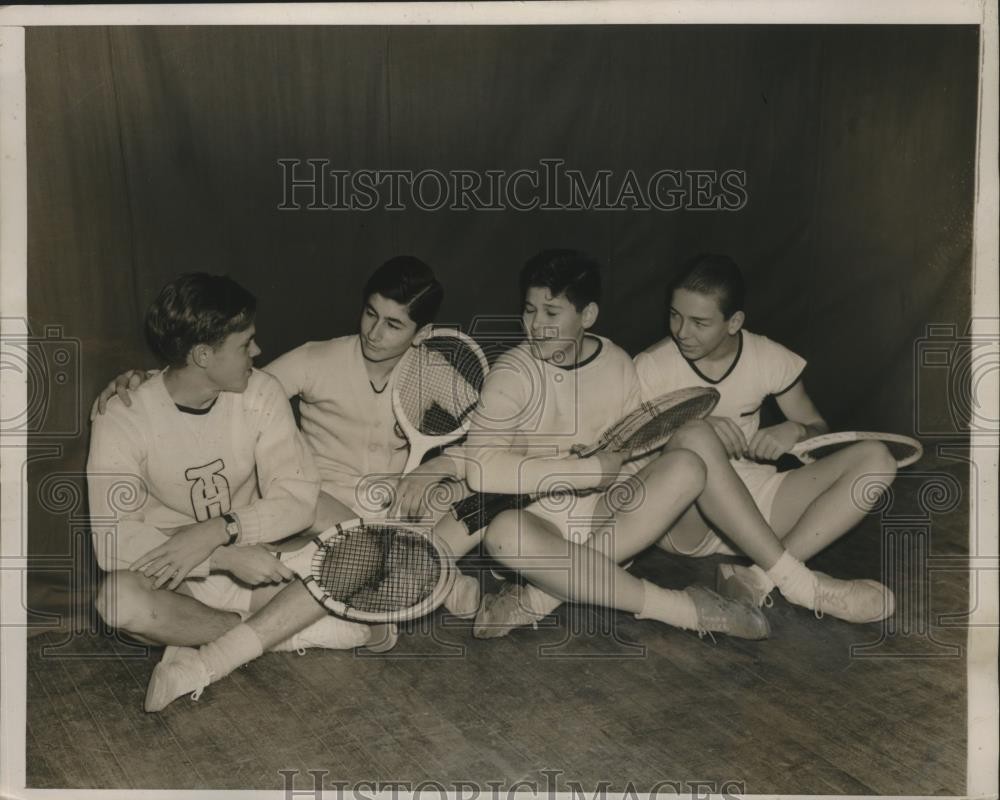 1939 Press Photo US Lawn tennis Roberrt Lee Bensinger, Irvin Doreman - net32817