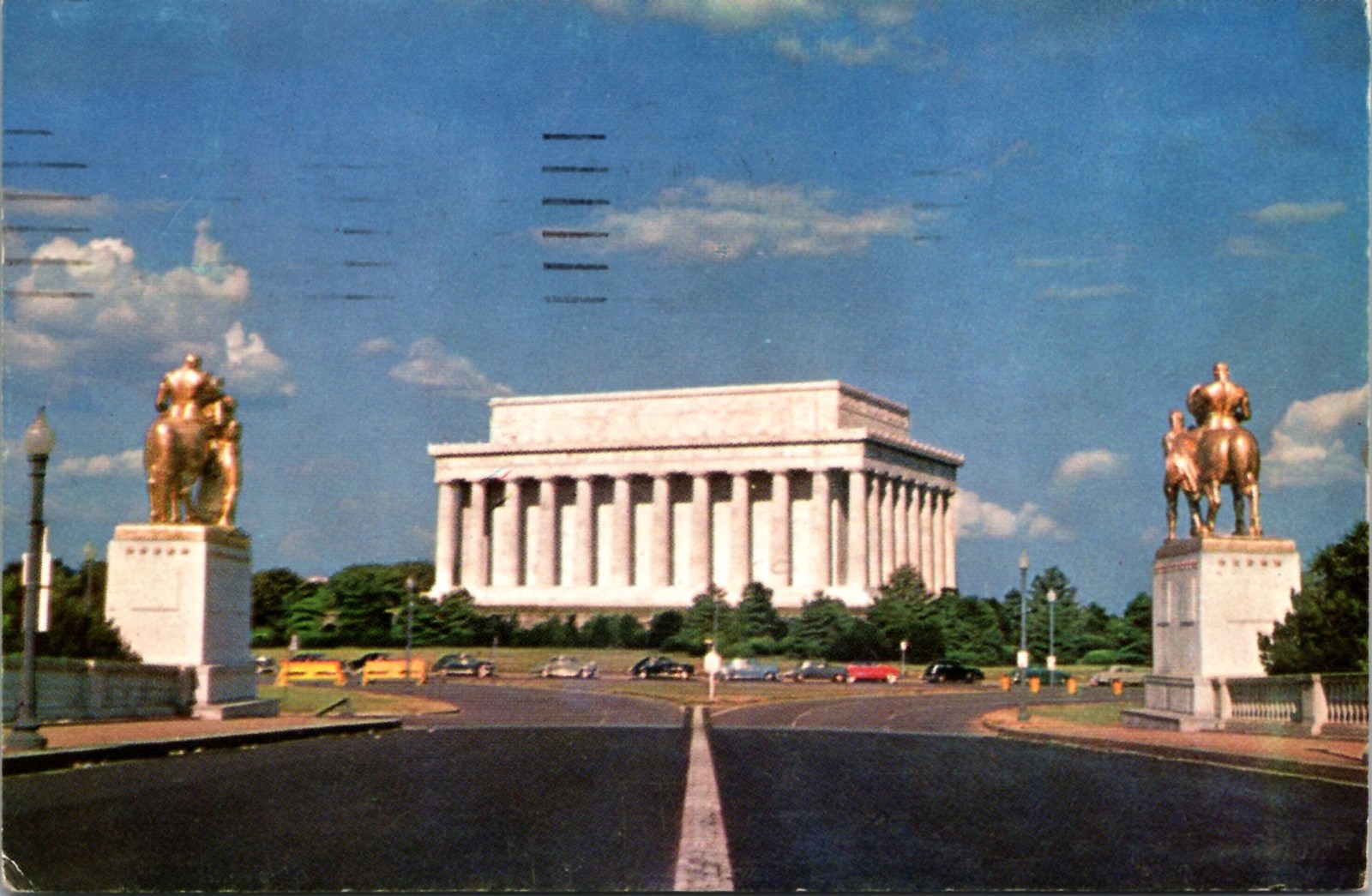 Lincoln Memorial Washington D C Marble Temple Vintage Postcard Lincoln Memorial Washington D C Marble Temple Vintage Postcard