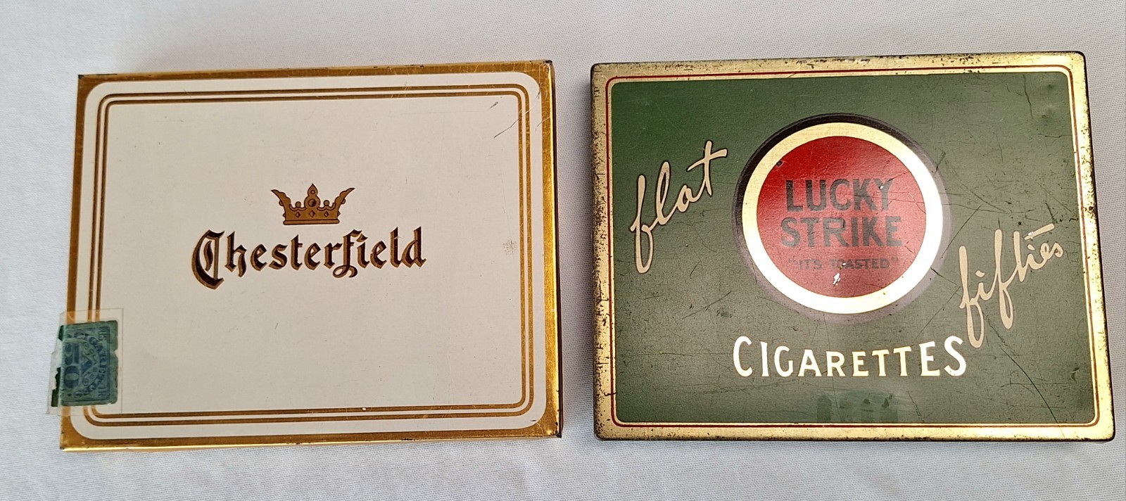 Vintage 1930\'s Chesterfield & Lucky Strike \