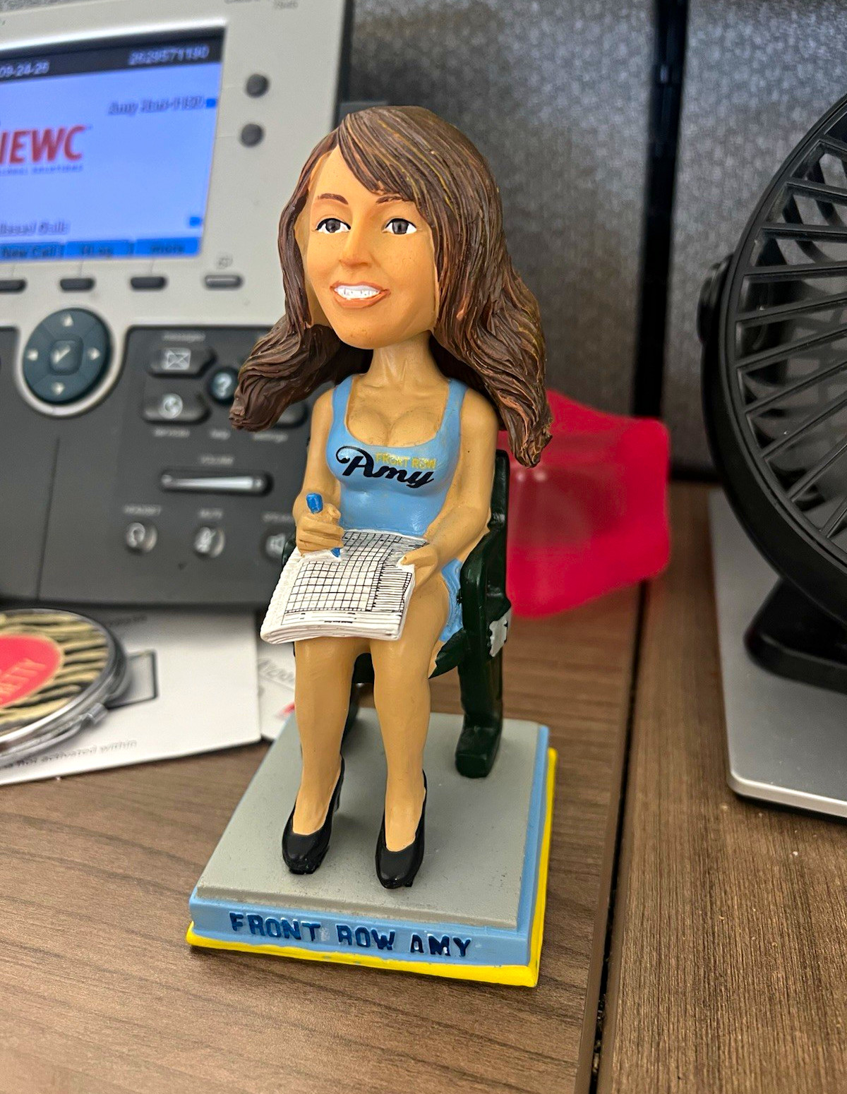 National Bobblehead Hall of Fame Front Row Amy Resin Bobblehead LE 133/300