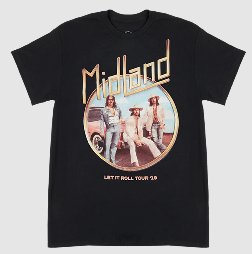 New Midland Let It Roll Unisex GIft fans Cotton Shirt