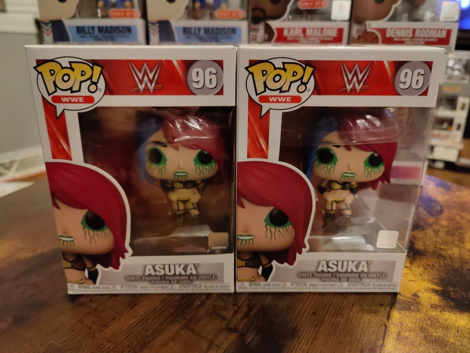 Lot Of 2 WWE Funko Pops Asuka Figure