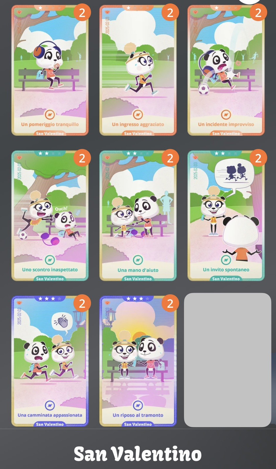 WeWard WeCard Chapter Valentine Card 1-8 Chapter Valentine Set 1/8 No 9
