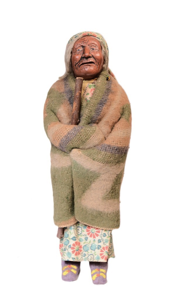 Skookum Granny Doll Early/Mid 20th Century  11.25