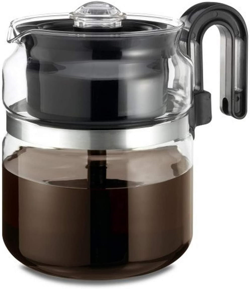 Stovetop Percolator Coffee Pot Glass 8 cup (40 oz) ?