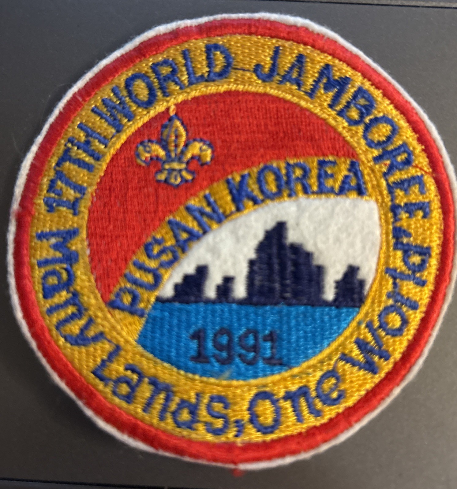 1991 17th World Jamboree Pusan Korea RED 3\