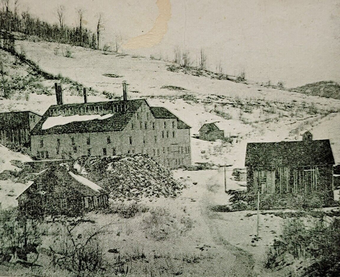 Rare c1905 Antique Postcard Copper Mine Copperas Hill South Stafford Vermont