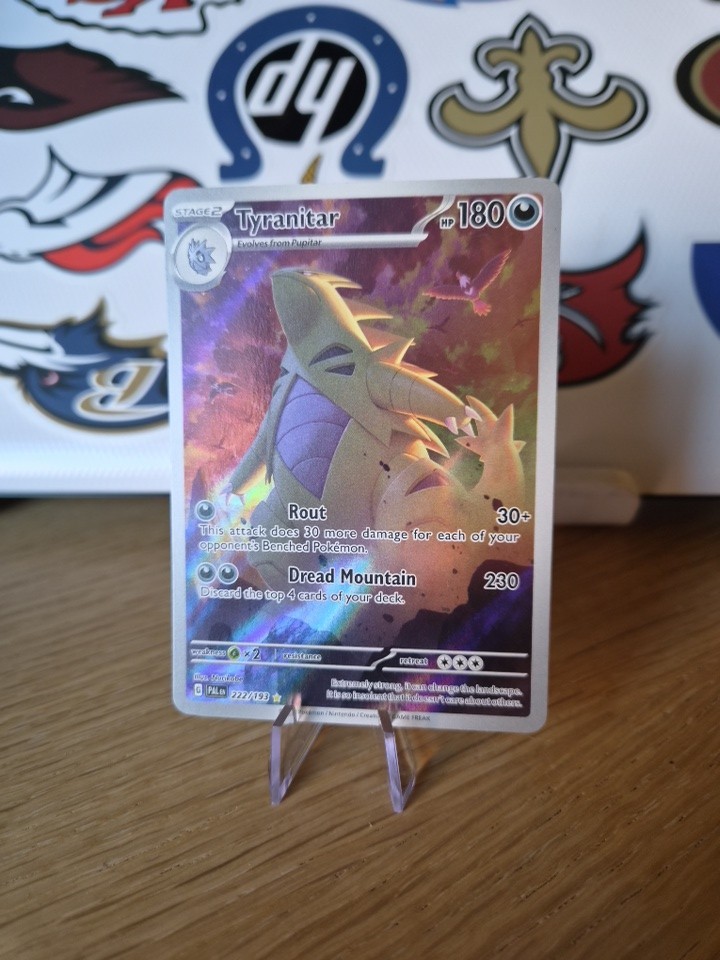 Tyranitar 222/193 Paldea Evolved Illustration Rare Holo Full Art ENG 2023 180HP