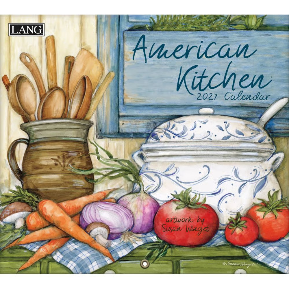 Lang Brands, American Kitchen 2027 Wall Calendar by Susan Winget Lang Brands, American Kitchen 2027 Wall Calendar by Susan Winget
