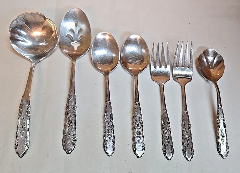 Lot of (7) Vintage 1881 Rogers Stainless Oneida Ltd Lot of (7) Vintage 1881 Rogers Stainless Oneida Ltd