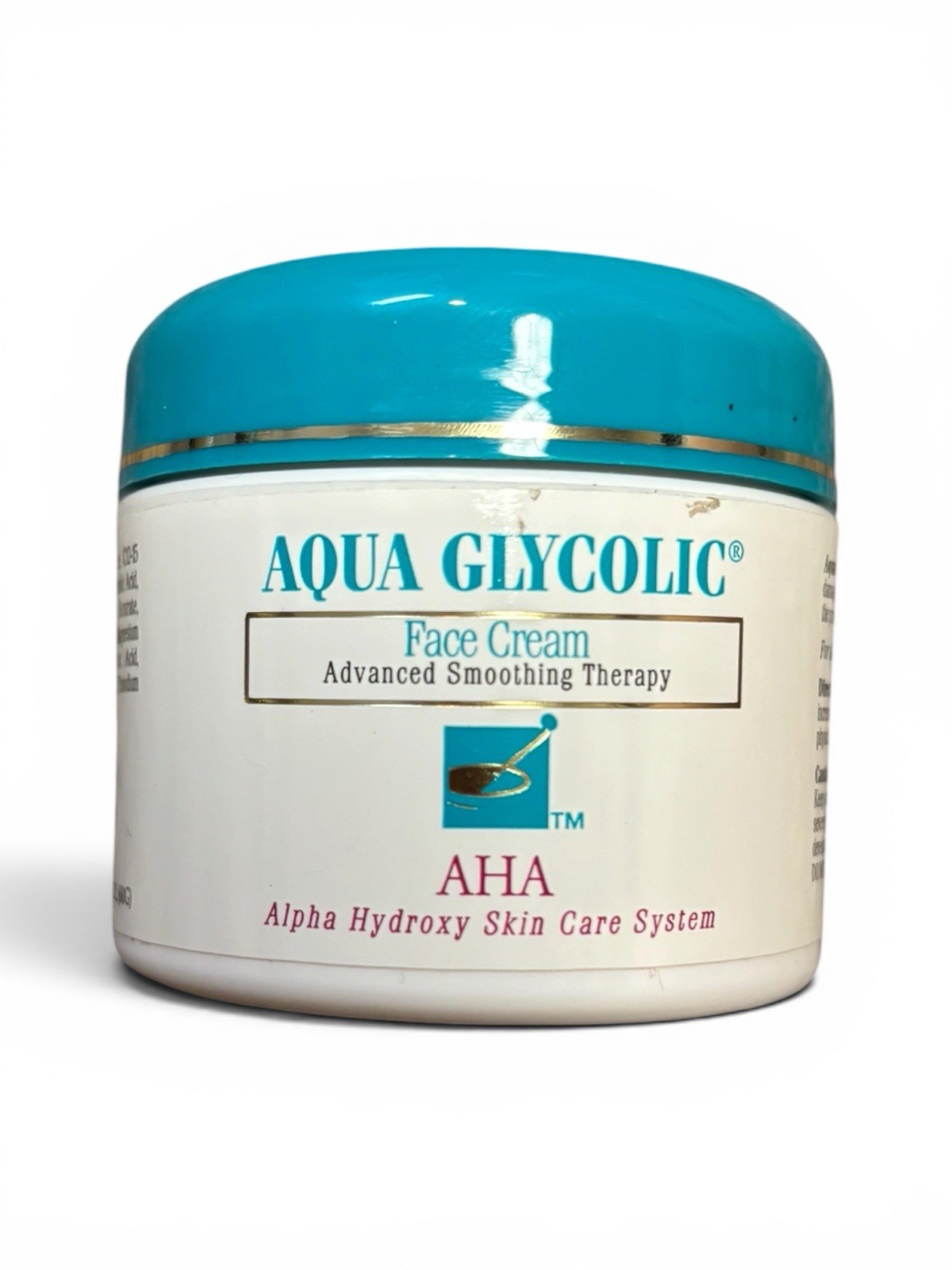 Vintage AHA Alpha Hydroxy Skin Care System AG Face Cream 2 oz Aqua Glycolic READ