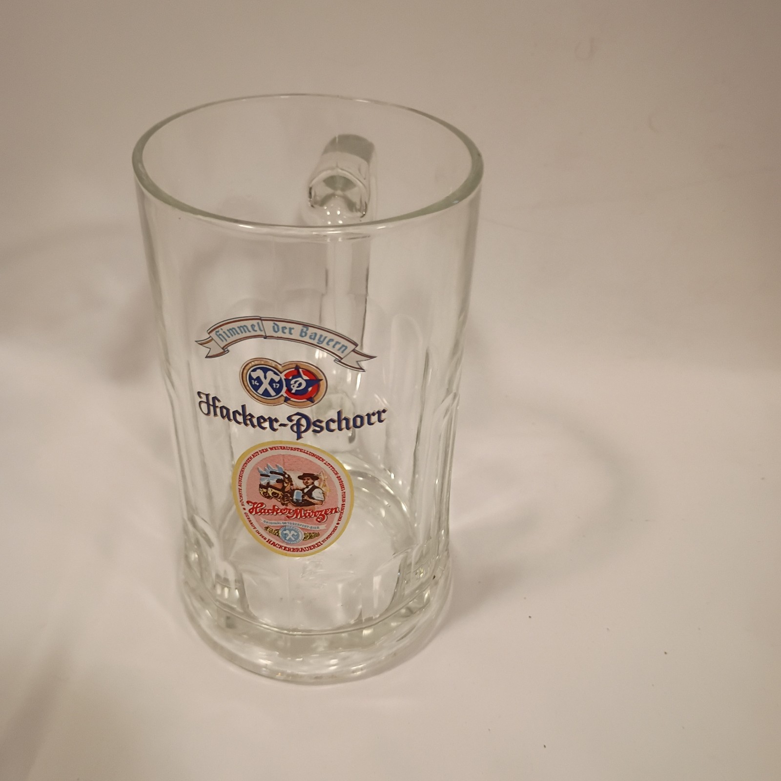 Hacker-Pschorr Hacker Märzen Oktoberfest Beer Mug 0.5L Sahm Germany