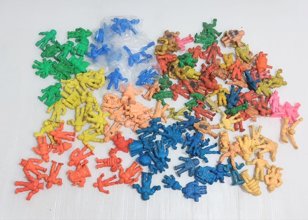 Kinnikuman Eraser Lot 10 Figures Vintage Kinnikuman Eraser Lot 10 Figures Vintage