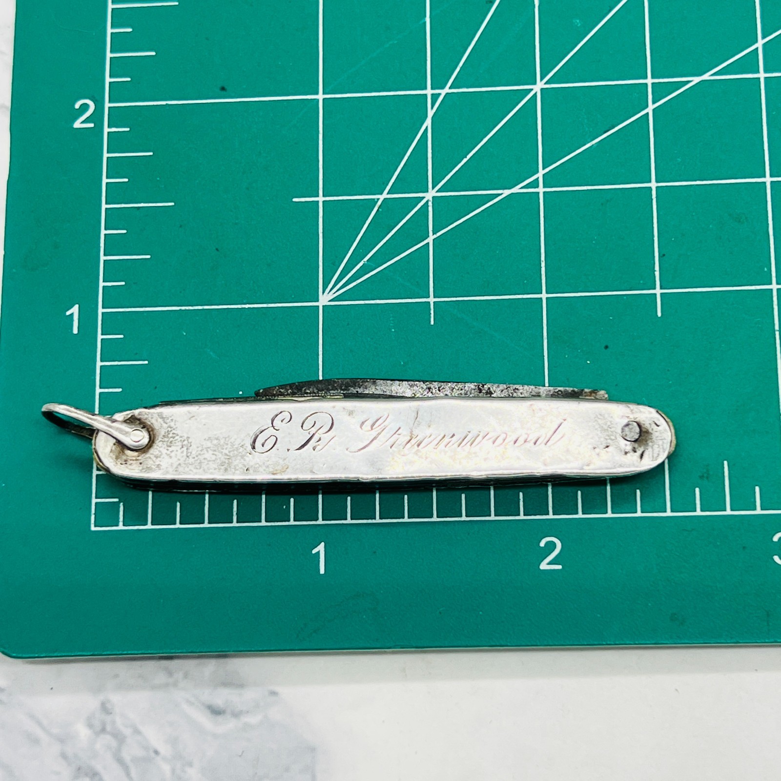 Antique Krusius Brothers Solingen Germany Sterling Silver 1900\'s Pocket Knife