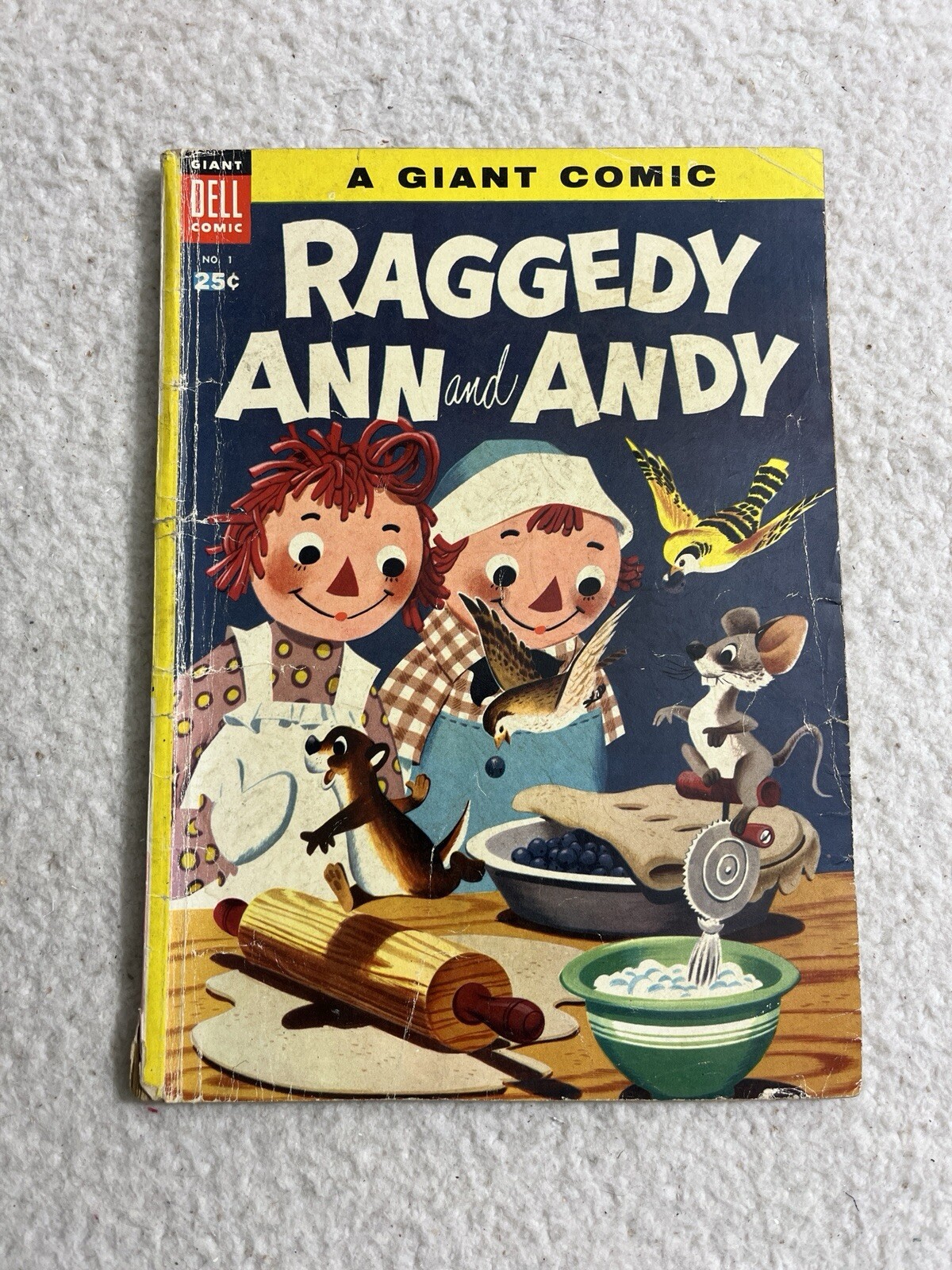 Raggedy Ann & Andy #1 Giant, 1955 Dell Comics 100 pages