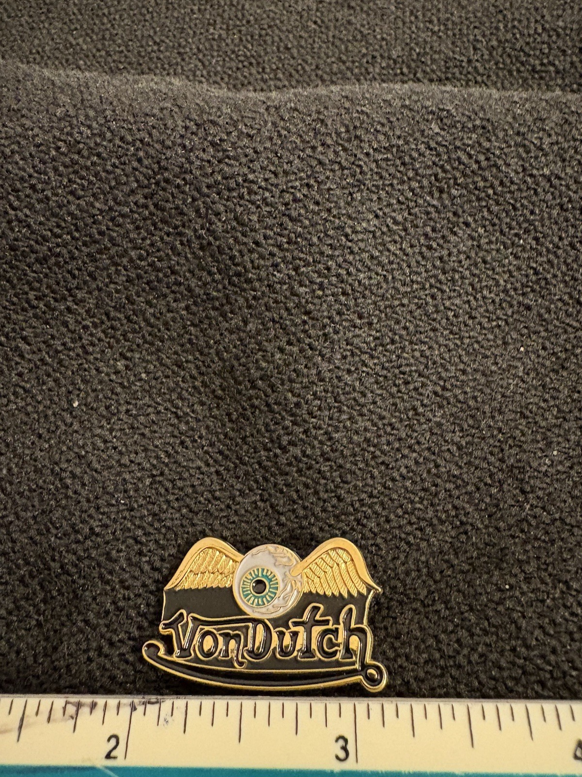 Vintage Von Dutch Flying Eyeball enamel hat pin lapel pin tie tac
