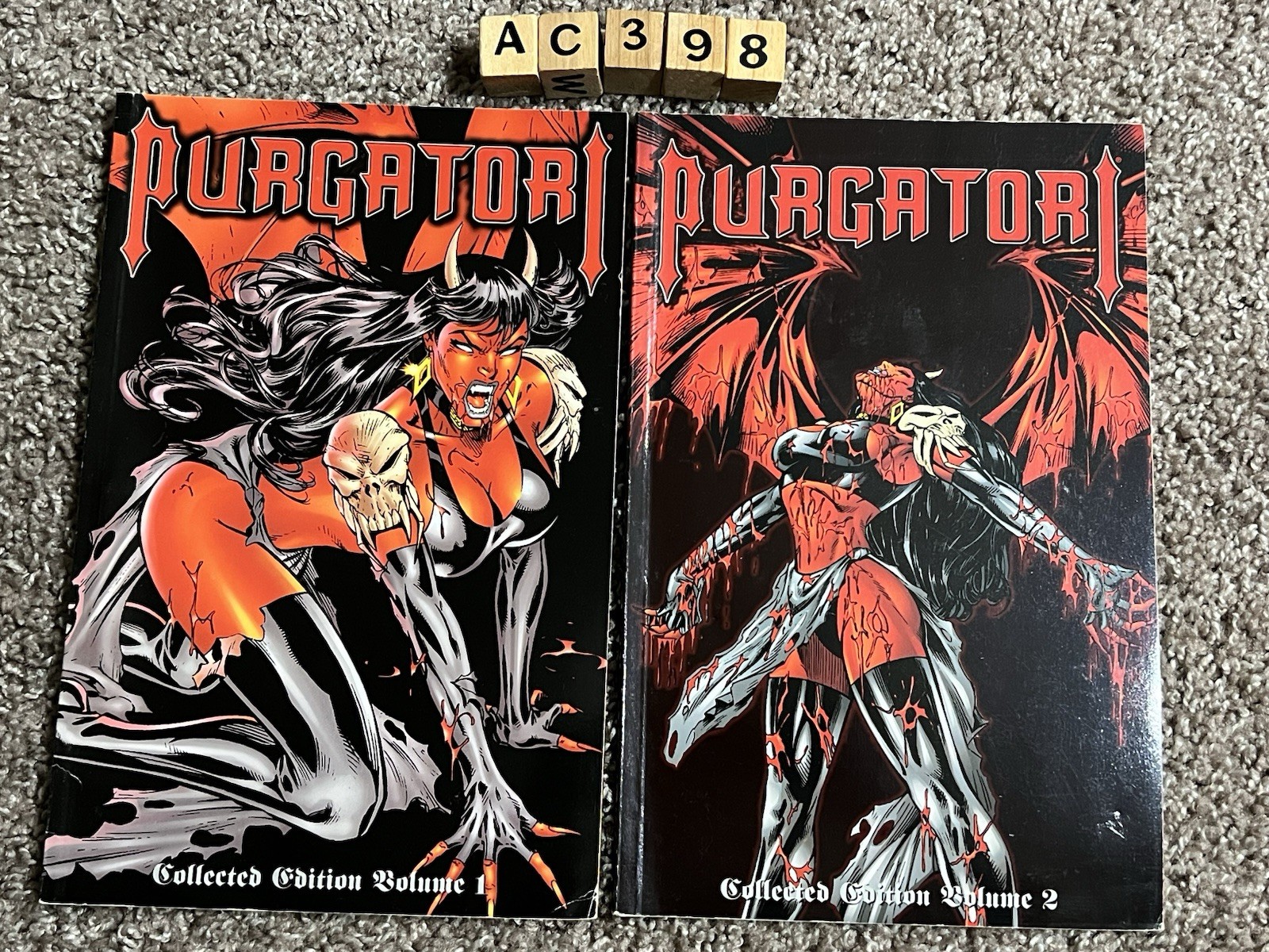 Purgatori Collected Edition Volumes #1-2 Has Some Wear