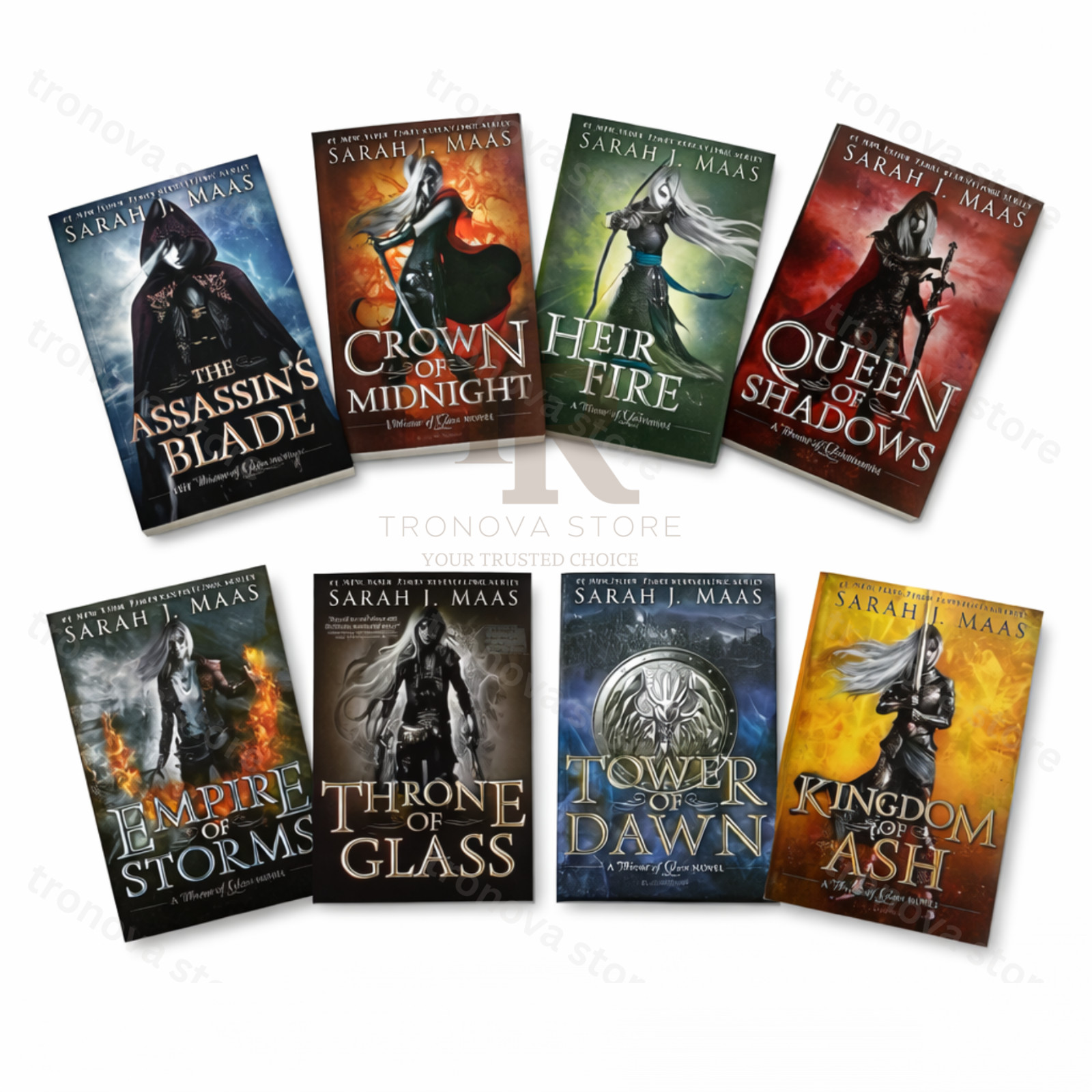 Throne of Glass Series by Sarah J. Maas 1-8 Books FULL SET NEW DHL 