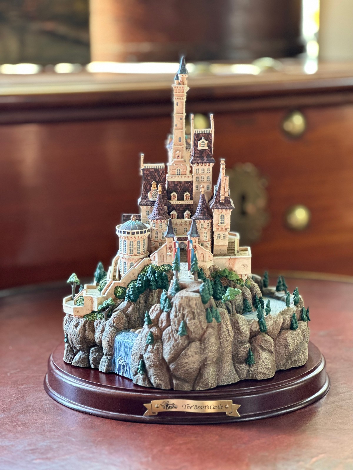 WDCC Enchanted Places Beauty & The Beast- Beast's Castle  COA  Box NEW