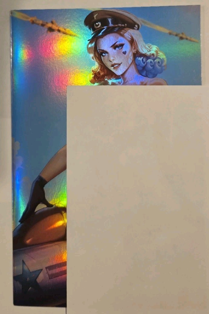 Harley Quinn Full Naughty Bomber FOIL Artist Alley Multiverse Saga