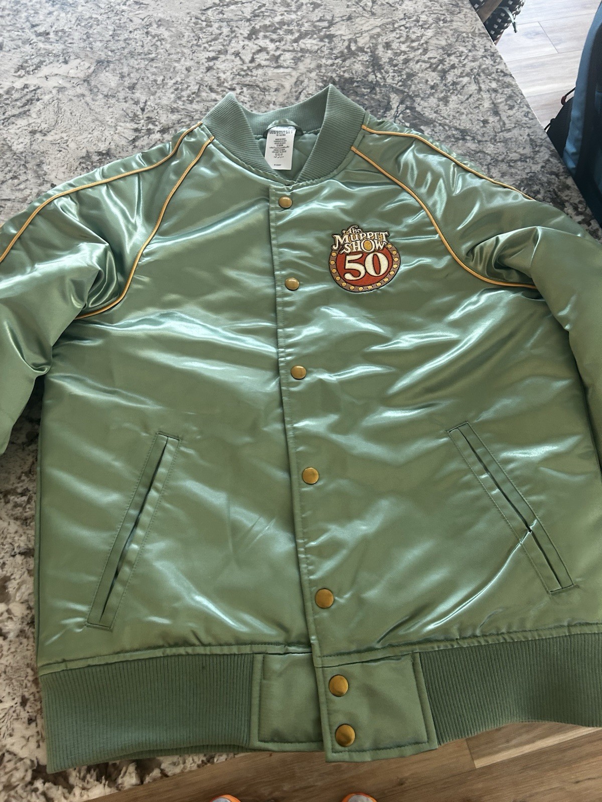 New Disney Parks 2026 D23 The Muppets Show Satin Jacket And 50th Anniversary XS