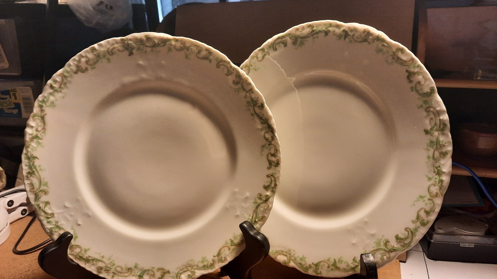 2 Theodore De Havilland Limoge Plates Dessert Or Salad 8\
