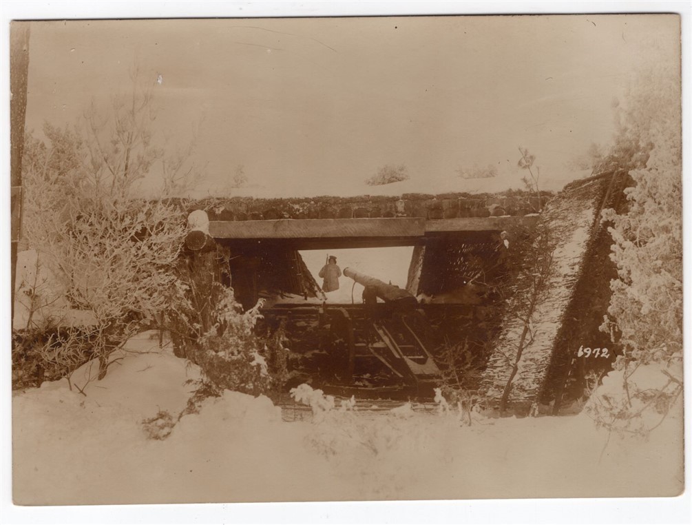 WWI Eastern Front Truce by Artillery Bunker Original BUFA 6972 News Photo