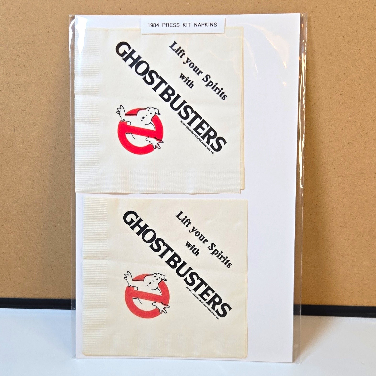 Ghostbusters 1984 Press Kit Napkins Set of 2 \