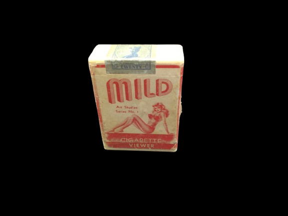 Rare Vintge Mild Art Studies Series No. 1 Mild Cigarette Risque Women Viewer