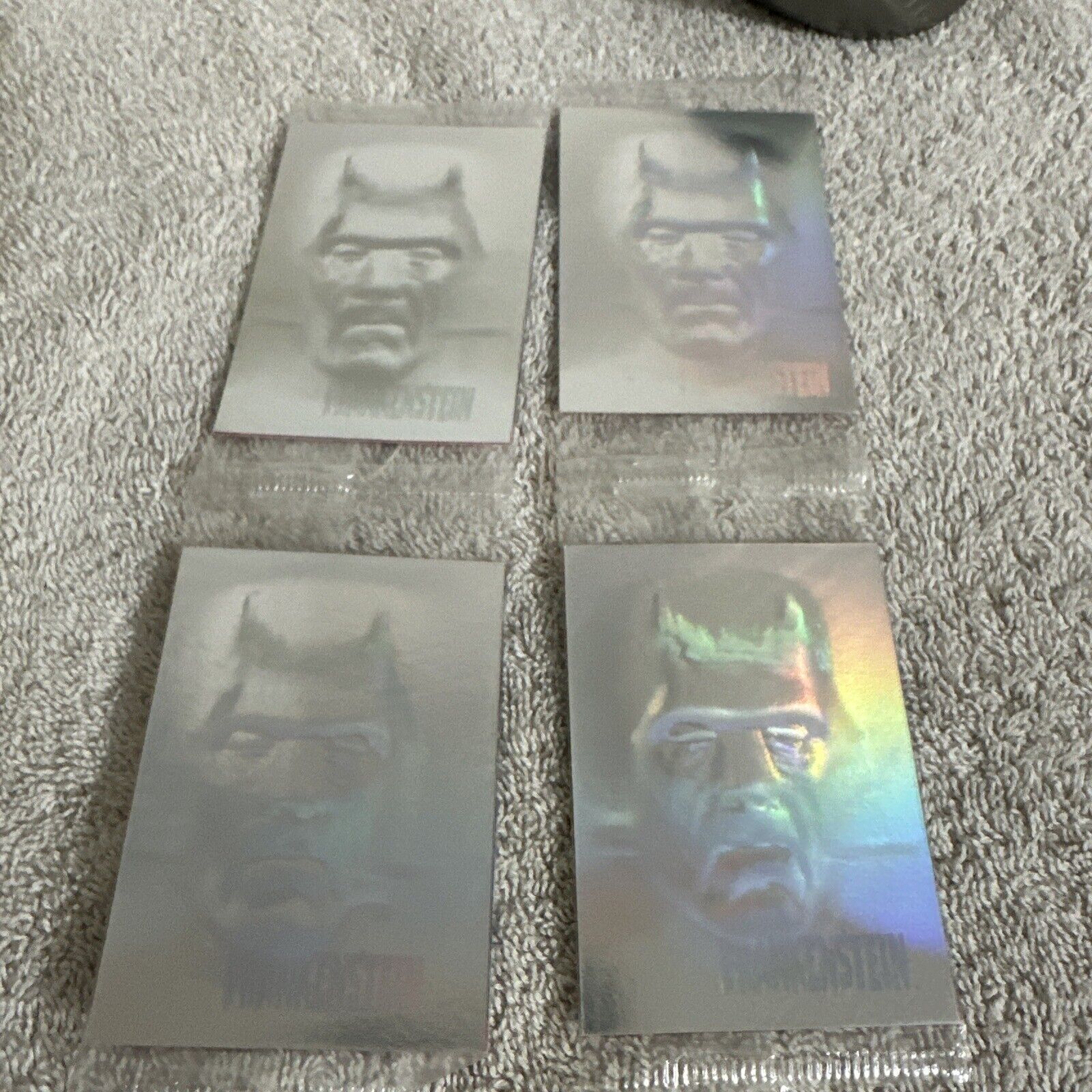 Universal Monsters Hologram Card Frankenstein Lot of 4 New & Sealed