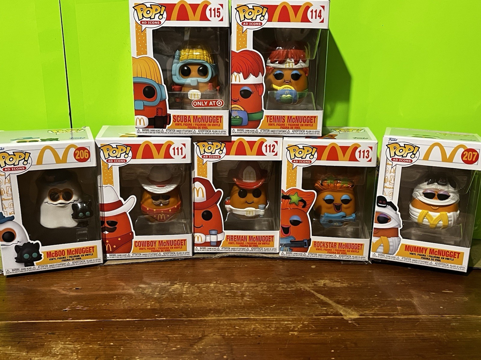 lot of mcdonalds mcnugget funko Pop. Lot Of Seven