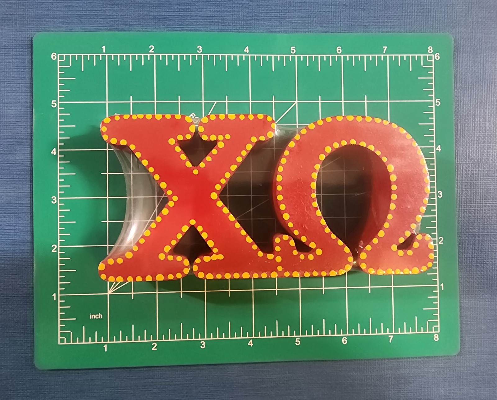 Chi Omega Wooden Letters