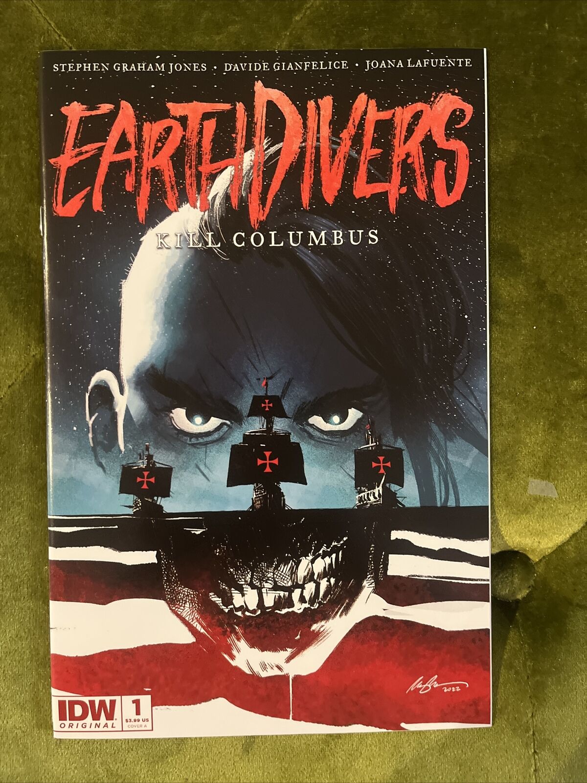 “Earthdivers: Kill Columbus” #1 (2022 IDW) Main Cover A Variant NM Optioned