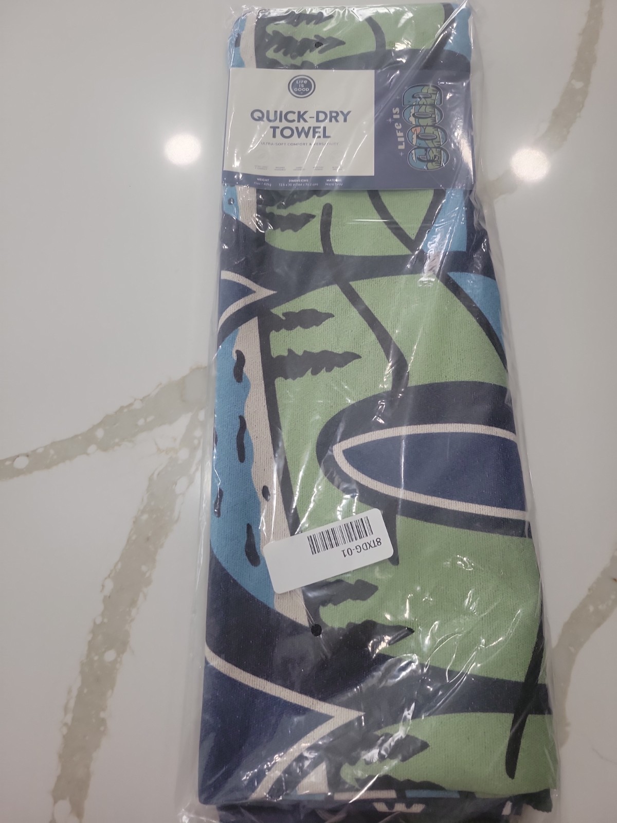Life Is Good Quick Dry Towel Midnight Mountain Life Is Good Quick Dry Towel Midnight Mountain