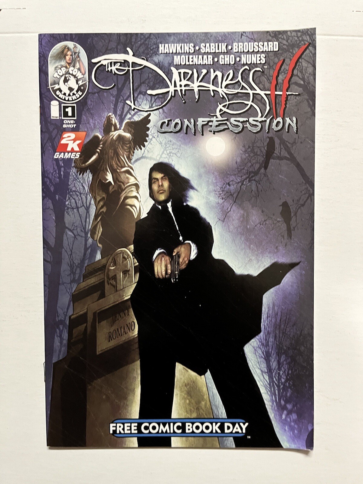 2011 Image Top Cow Comics & 2K Games Darkness Confession #1 One Shot CBD NM | Co
