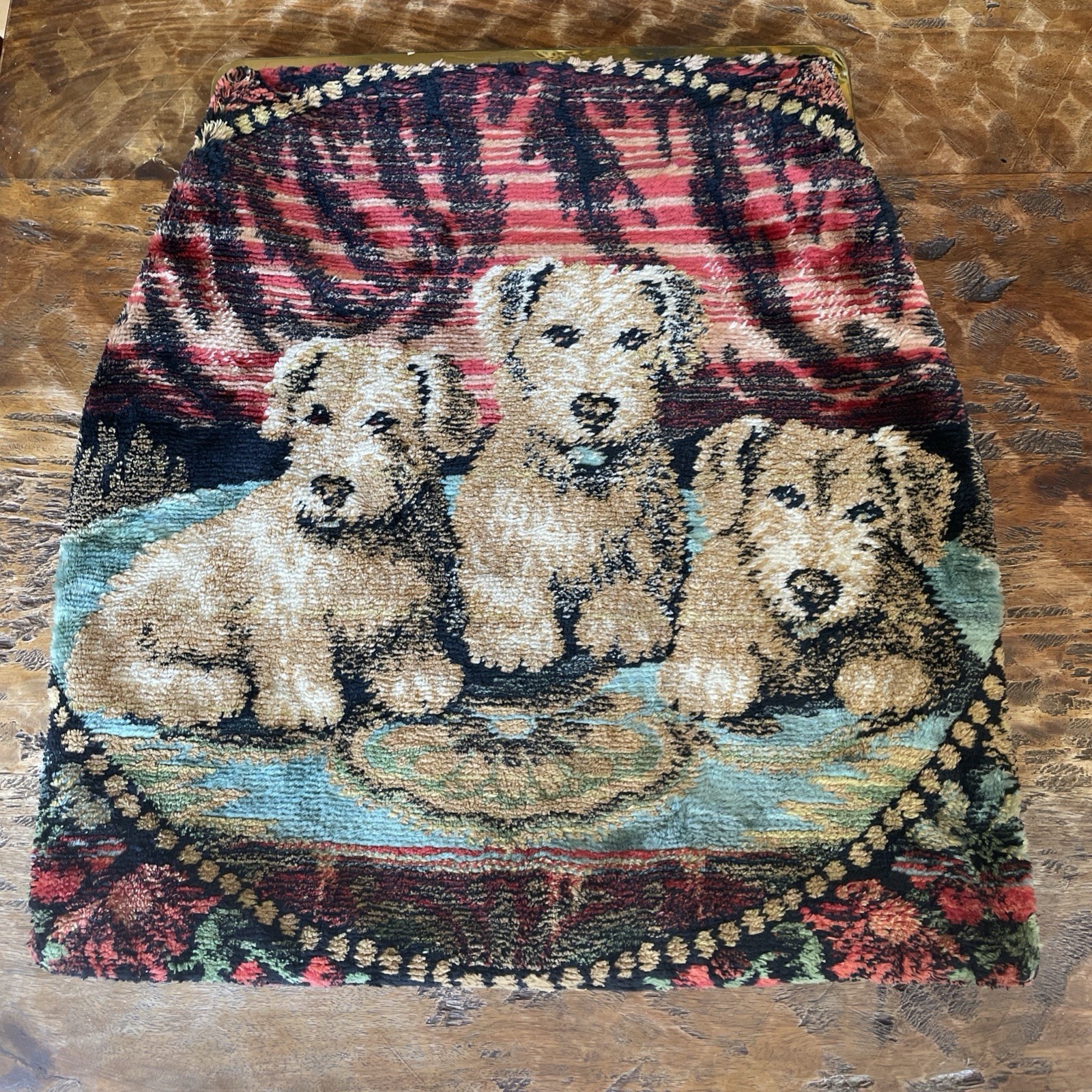 Vintage MCM 50’s Bobbie Jerome 3 Puppies Dog Design Handbag RARE  