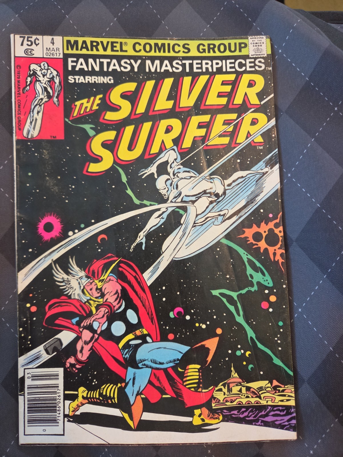 Fantasy Masterpieces #4 (Marvel 1979) 🔑 Silver Surfer Vs. Thor Iconic Cover 🔥 Fantasy Masterpieces #4 (Marvel 1979) 🔑 Silver Surfer Vs. Thor Iconic Cover 🔥