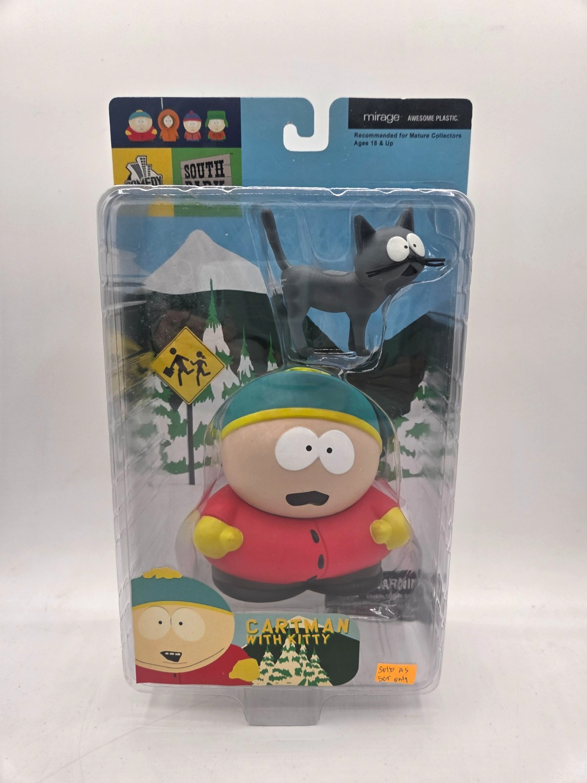 VTG Comedy Central South Park Cartman With Kitty Figure Series 1 NEW IN PACKAGE