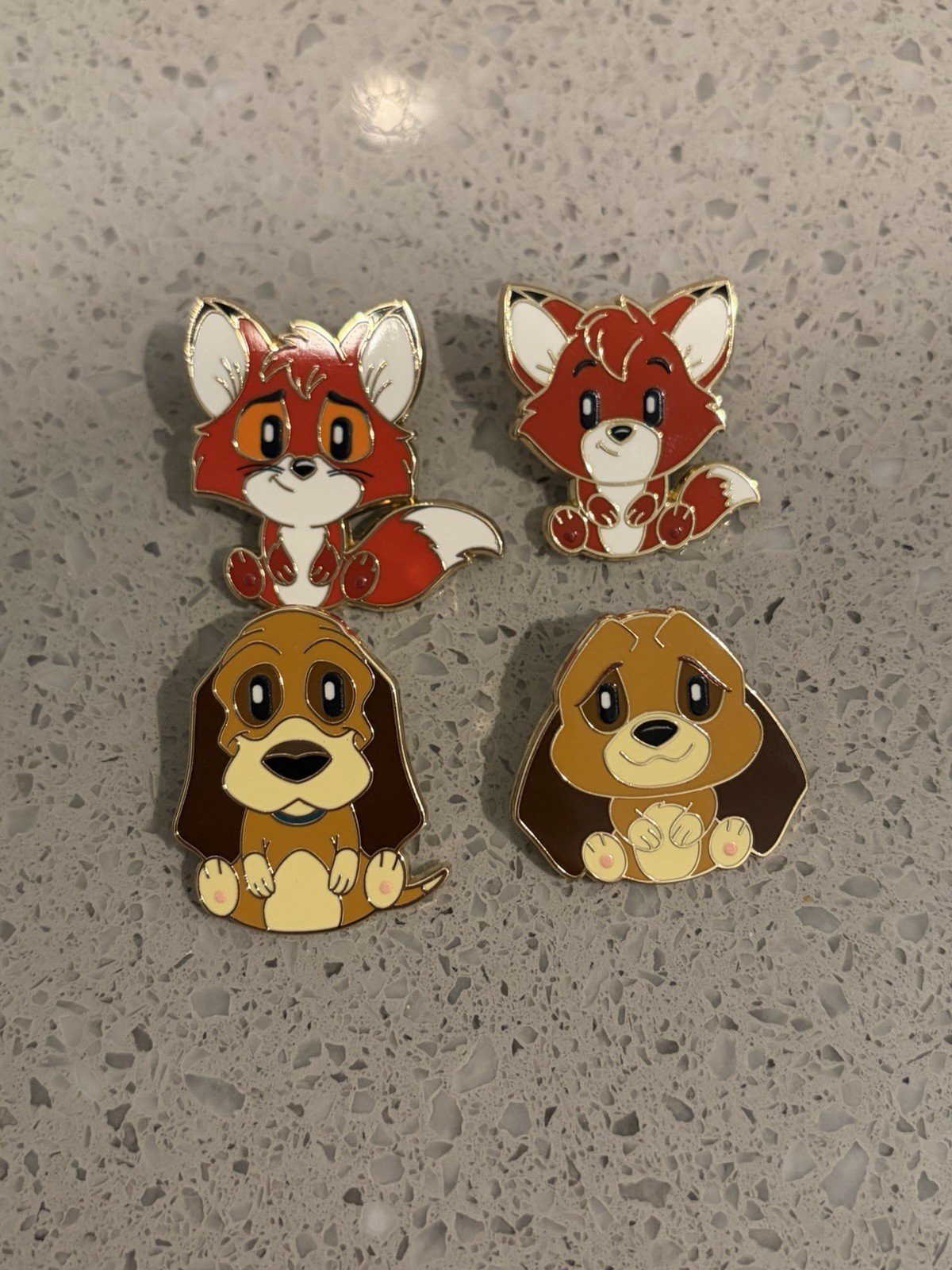 WDI MOG aDorbs Fox and the Hound 45th Tod And Copper + Baby Chasers