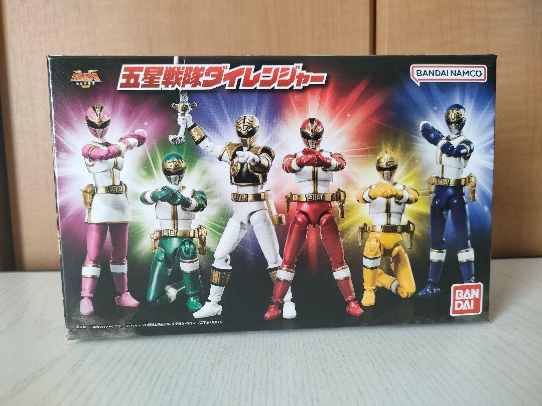 SHODO SUPER Gosei Sentai Dairanger Trading Figure Premium Bandai Japan