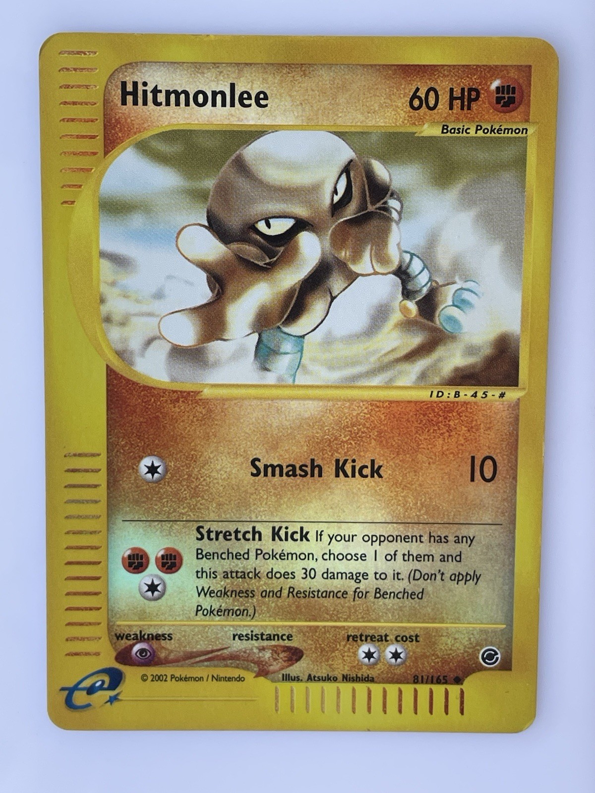 Hitmonlee 81/165 Expedition Base Set Reverse Holo Moderately Played WOTC 2002