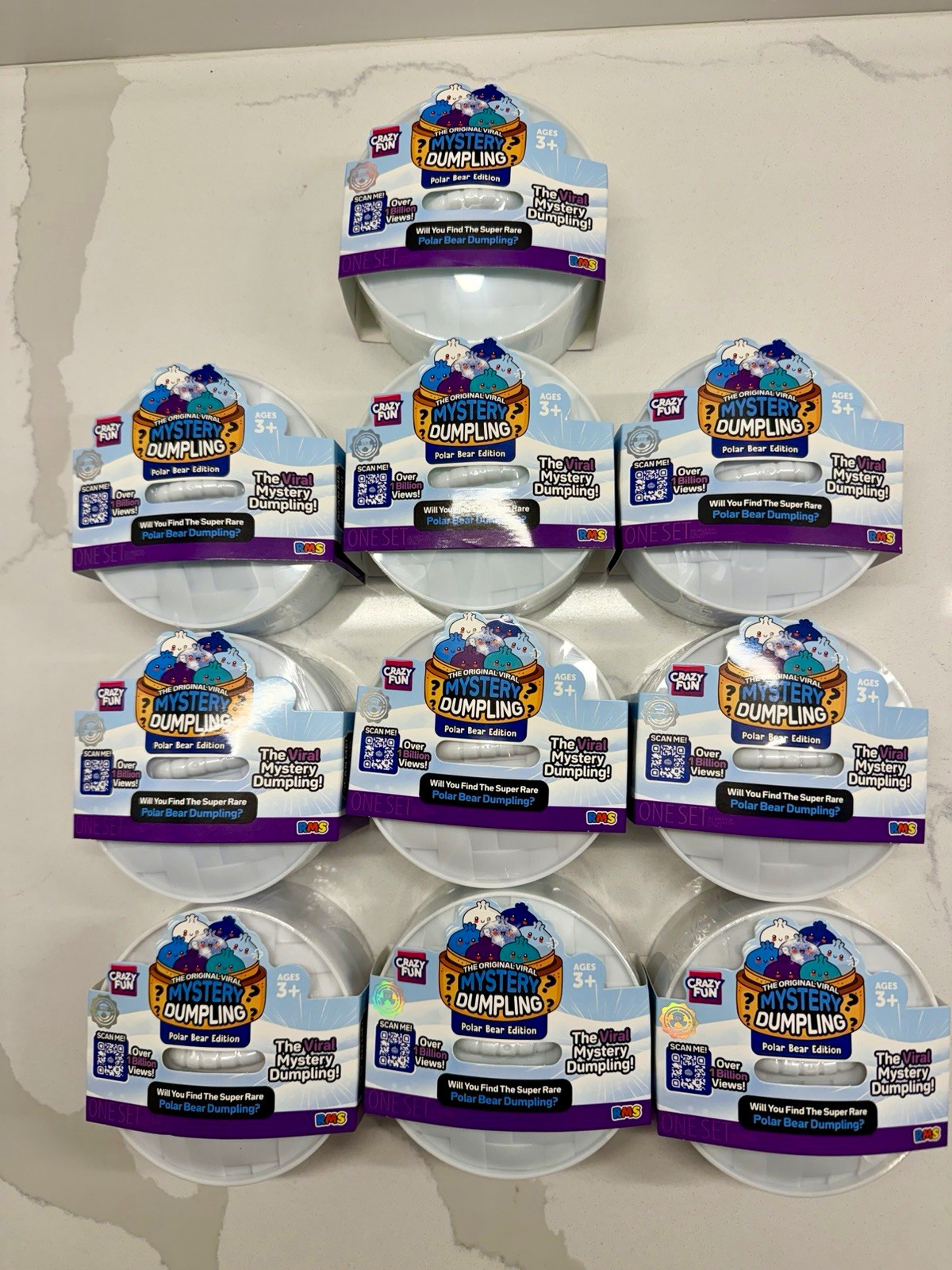 RMS Mystery Dumpling- Polar Bear Edition- Newly Released- Lot of 10 RMS Mystery Dumpling- Polar Bear Edition- Newly Released- Lot of 10